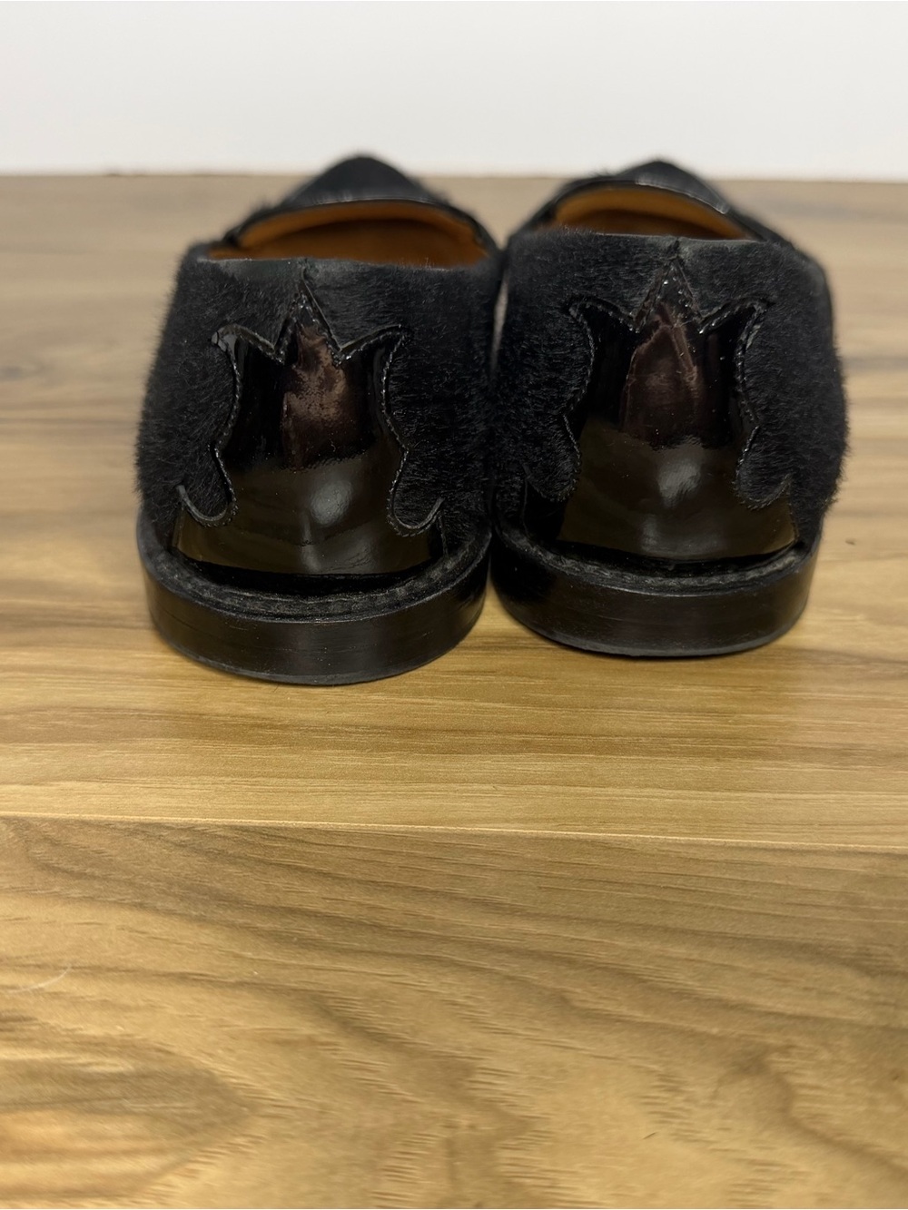 Lucchese Women’s Black Hair Loafers - Picture 4 of 7